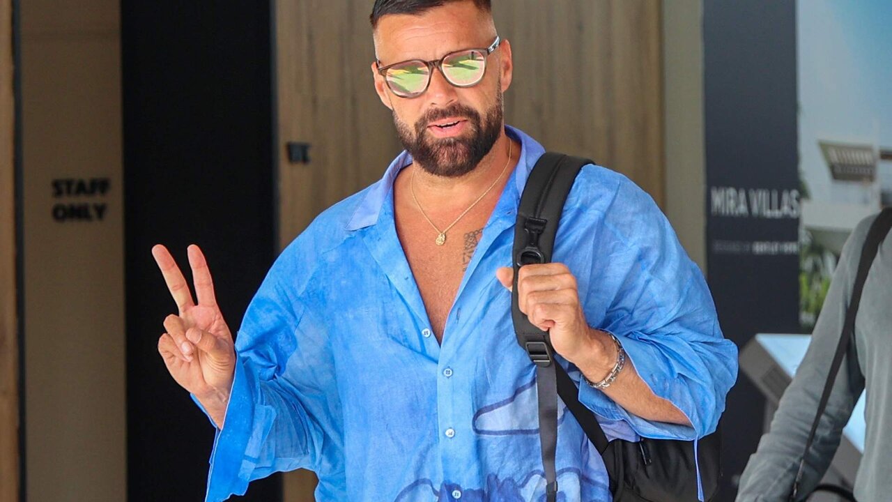 Ricky Martin a su llegada al aeropuerto, a 28 de julio de 2024, en Palma de Mallorca (Islas Baleares, Espa&ntilde;a)
GENTE;CONCIERTO
Ra&uacute;l Terrel / Europa Press
28/7/2024
