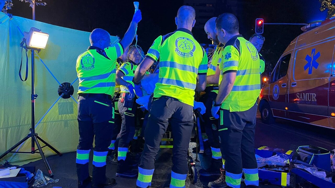 Atropello en Tetu&aacute;n. Foto: Emergencias Madrid