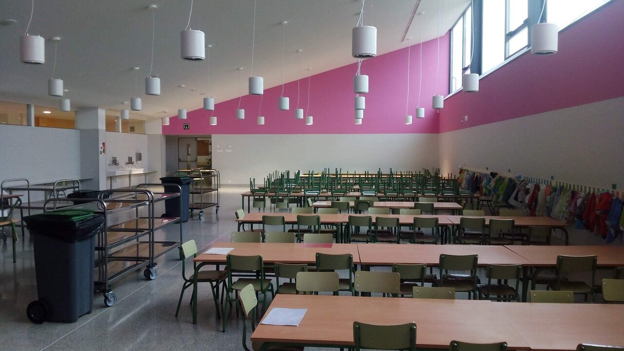 Comedor escolar. EUROPA PRESS/GOBIERNO DE NAVARRA