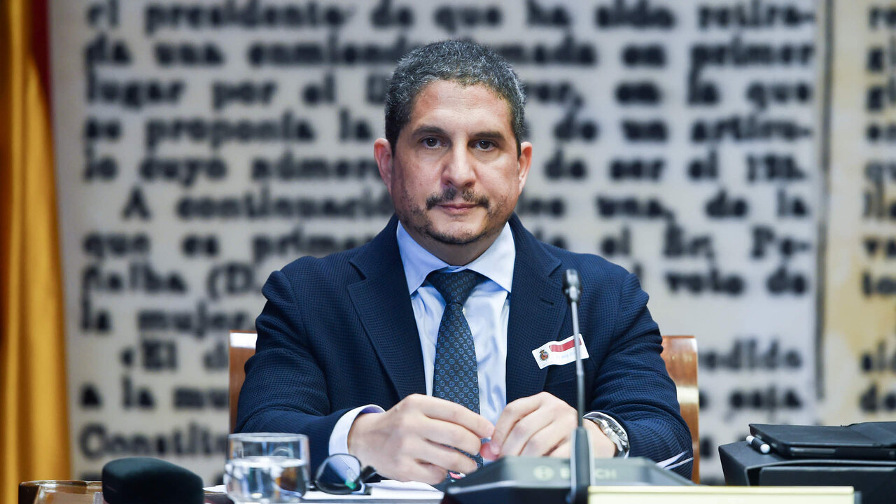 El jefe de personal de Adif, Michaux Miranda. (Foto: Gustavo Valiente / Europa Press)