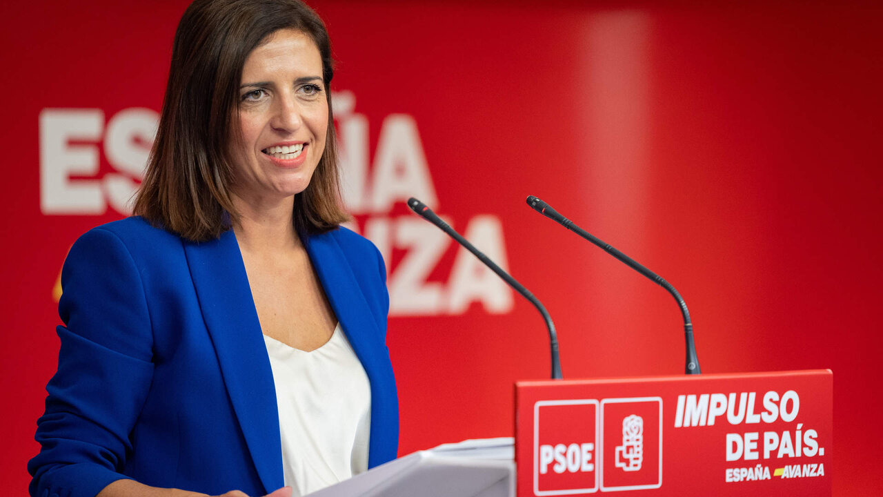 Esther Pe&ntilde;a, portavoz del PSOE.