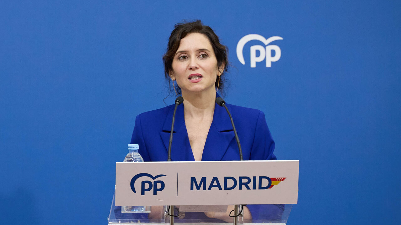 La presidenta de la Comunidad de Madrid y del PP de Madrid, Isabel D&iacute;az Ayuso.