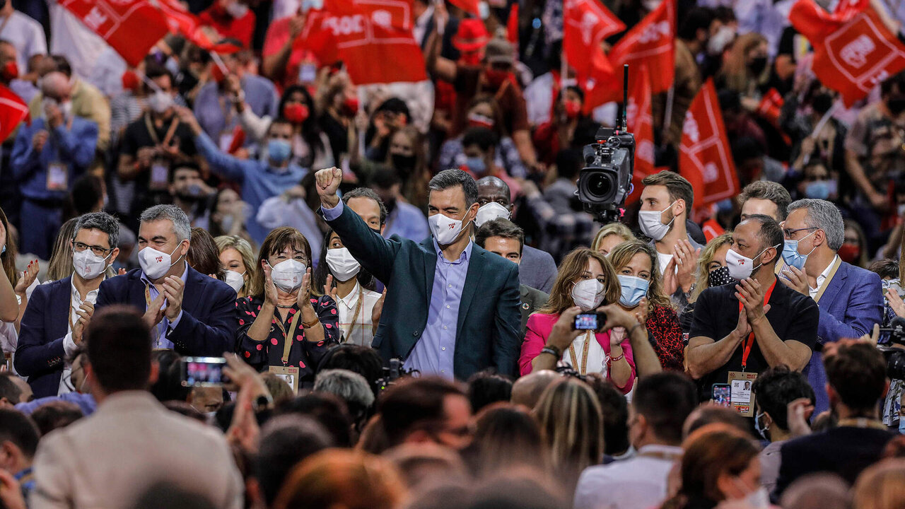 ROBER SOLSONA...20211017....VALENCIA......PEDRO SANCHEZen el 40 CONGRESO DEL PSOE.
