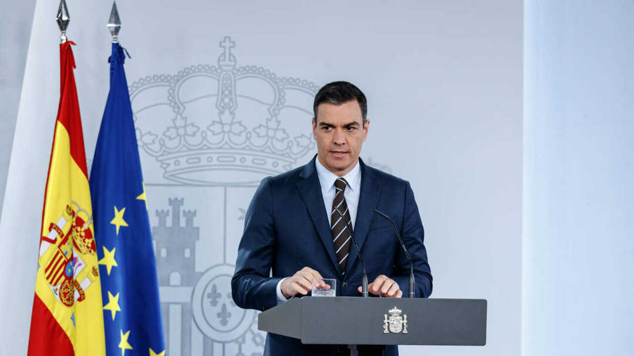 El presidente del Gobierno, Pedro S&aacute;nchez