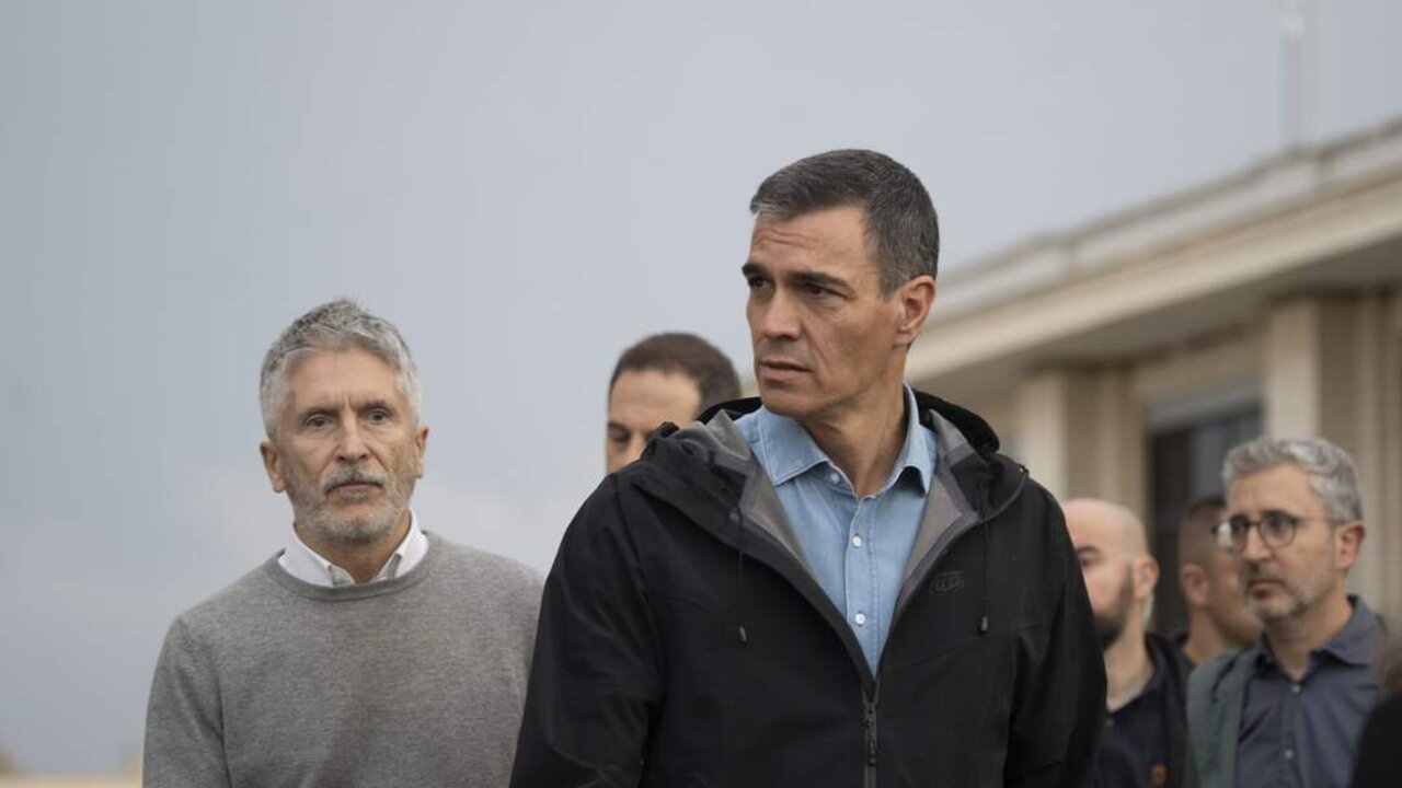 El presidente del Gobierno, Pedro S&aacute;nchez, y el ministro del Interior, Fernando Grande-Marlaska.