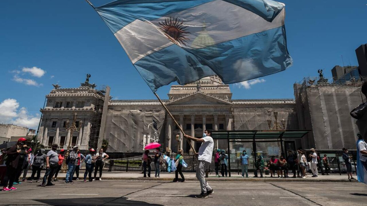 The CABA nursing staff carried out mobilization and ''acampe'' in plaza de mayo