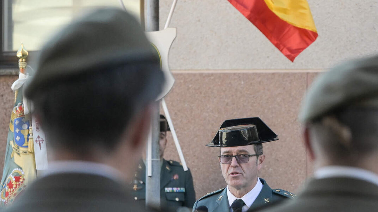 A Coru&ntilde;a.-
La directora general de la Guardia Civil, Mar&iacute;a G&aacute;mez (), asiste al acto de Toma de Posesi&oacute;n del General de Brigada Jefe de la Zona de Galicia D. Miguel &Aacute;ngel Gonz&aacute;lez Arias (foto).
Al acto asisten el Delegado del Gobierno en Galicia, Jos&eacute; Manuel Mi&ntilde;ones (), el director adjunto operativo de la Guardia Civil y teniente general Pablo Salas ().
02/02/2023
Foto: M. Dylan / Europa Press
