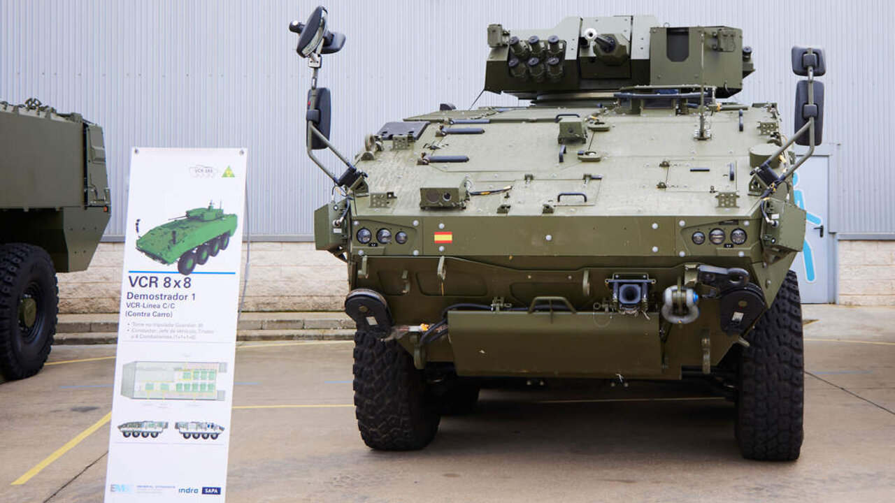 Nuevo blindado del Ej&eacute;rcito con escudo antimisiles