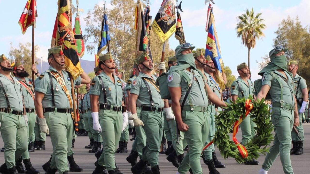 Veteranos legionarios en el cuartel de San Nicol&aacute;s