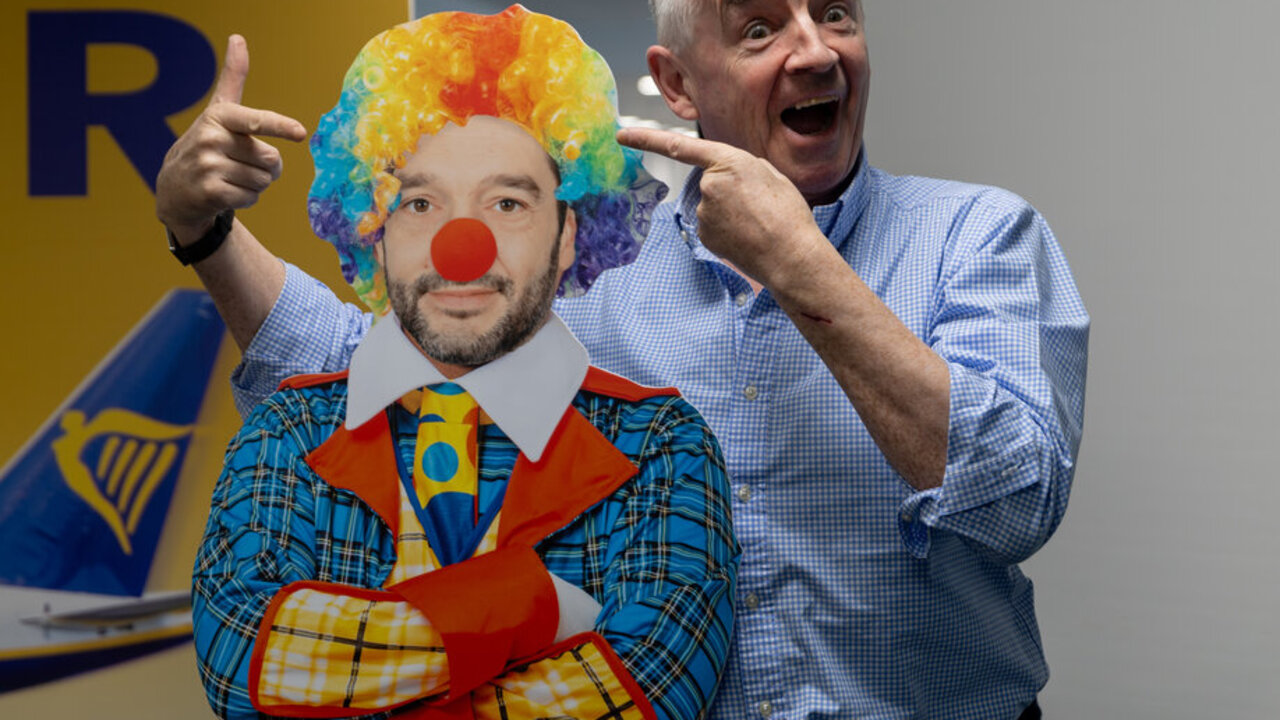 El consejero delegado de Ryanair, Michael O'Leary, durante una rueda de prensa de Ryanair. (Foto: Eduardo Parra / Europa Press)