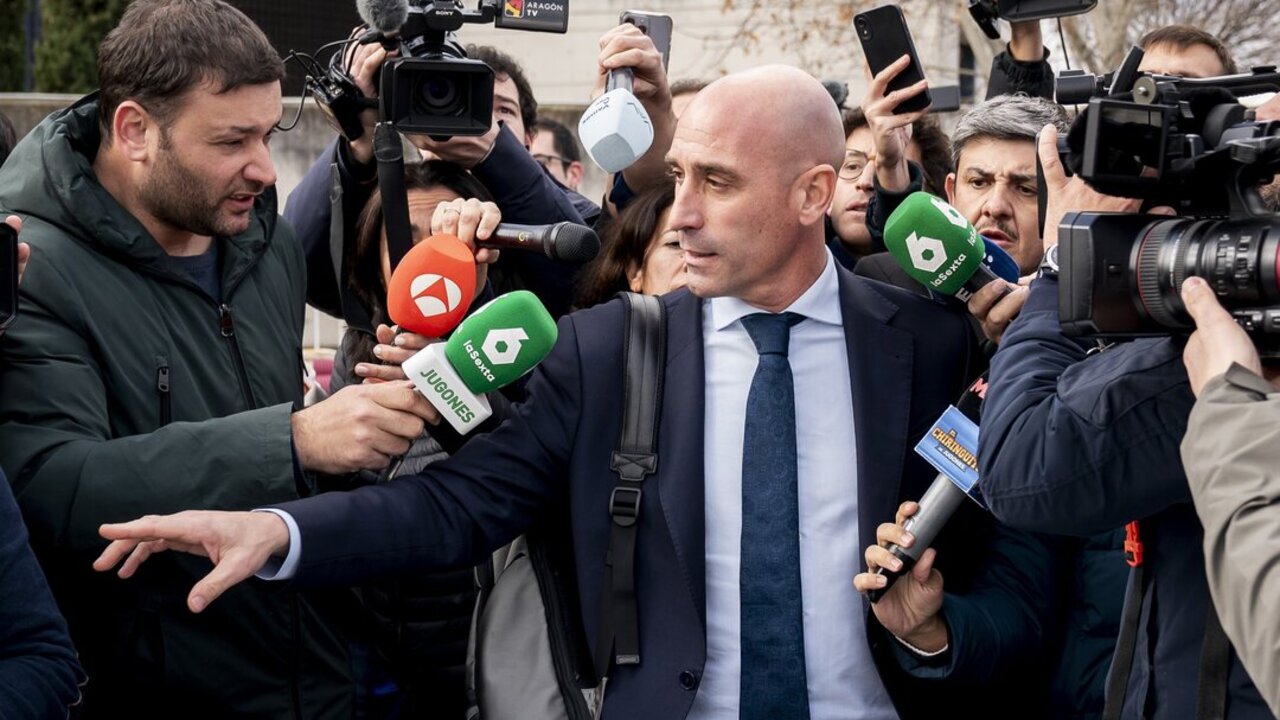 Archivo - El expresidente de la Real Federaci&oacute;n Espa&ntilde;ola de F&uacute;tbol (RFEF), Luis Rubiales.