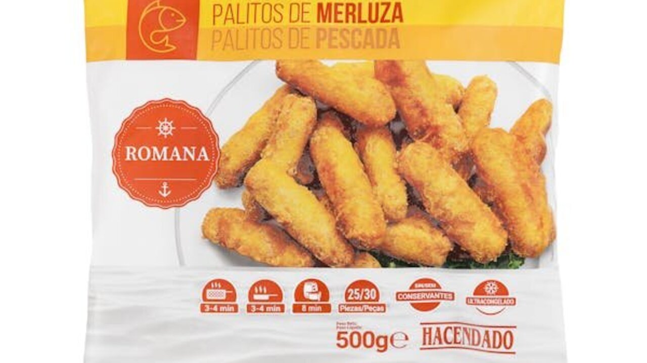Palitos de merluza de Mercadona