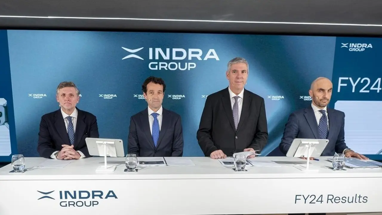 Presentación de resultados de Indra (Firma: Alberto Ortega / Europa Press).