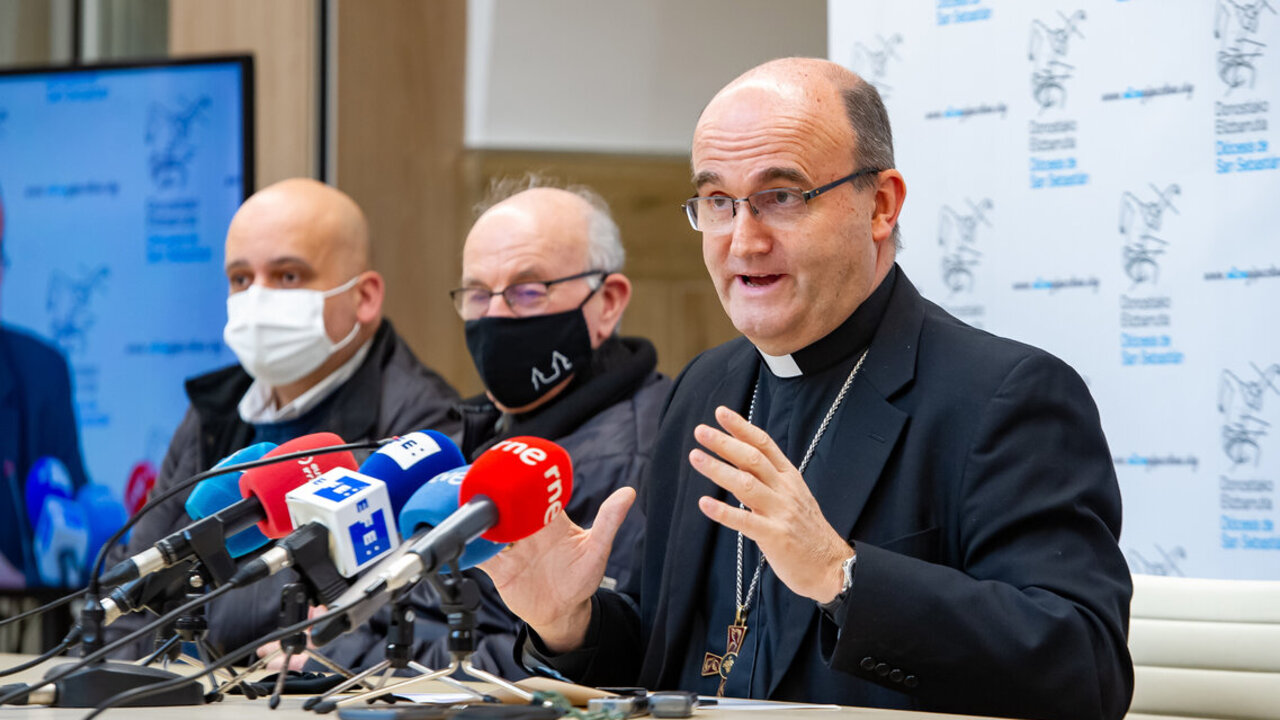 Rueda de prensa de Jose Ignacio Munilla que deja la diocesis de San Sebastian-GGuipuzcoa y es nombrado obispo de la Diocesis Orihuela-Alicante   7/12/2021 - FOTO UNANUE