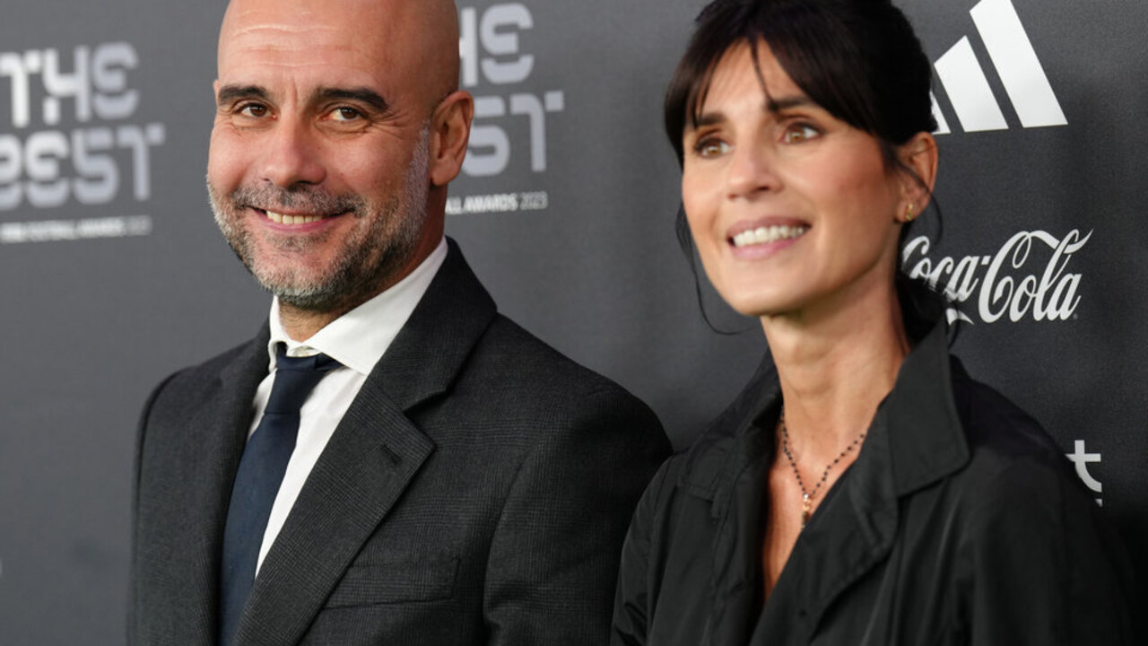 (Foto de ARCHIVO)
15 January 2024, United Kingdom, London: Manchester City manager Pep Guardiola and his wife Cristina Serra arrive to attend The Best FIFA Football Awards at the Eventim Apollo. Photo: John Walton/PA Wire/dpa

15/1/2024 ONLY FOR USE IN SPAIN