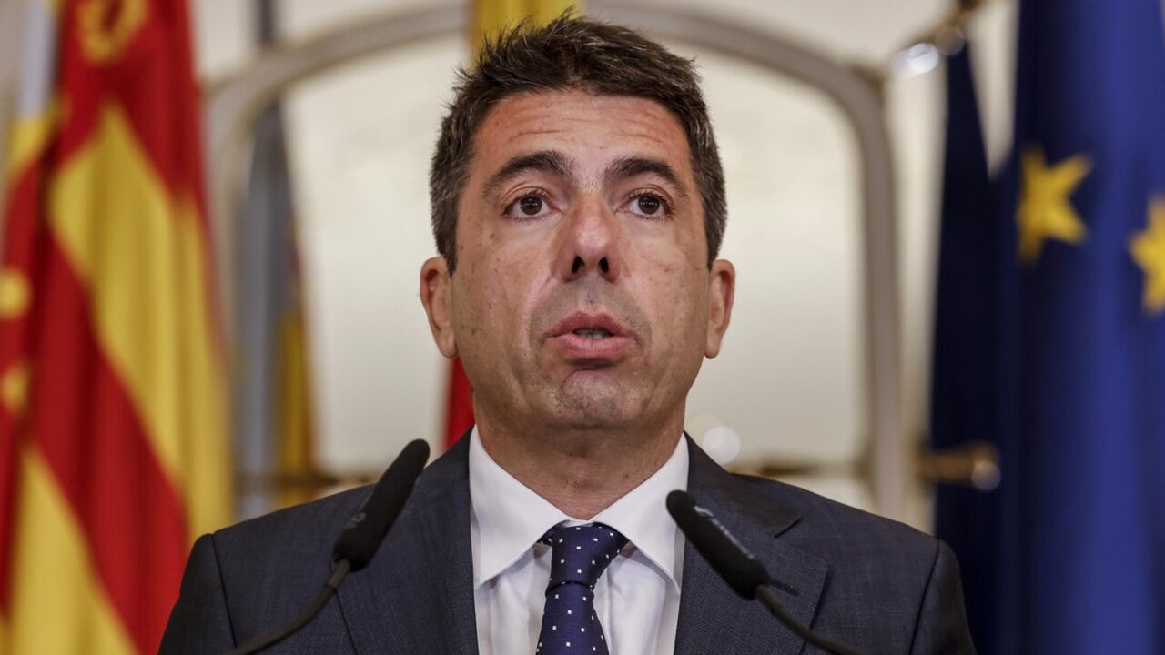 El president de la Generalitat Valenciana, Carlos Maz&oacute;n.