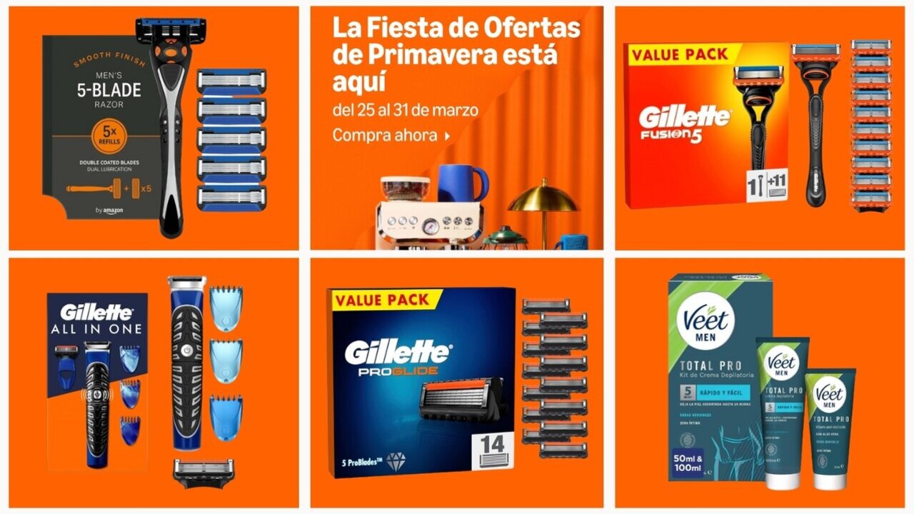 Las 10 mejores ofertas en afeitado y depilaci&oacute;n Fiesta de Ofertas Prime Amazon 2025