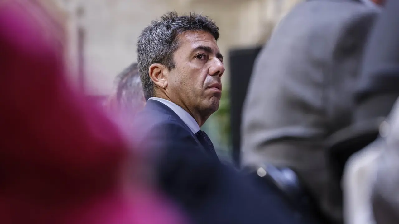 El president de la Generalitat, Carlos Mazón, preside la presentación del Plan de Promoción Exterior 2025 del IVACE+i Internacional, en el Palau de la Generalitat.