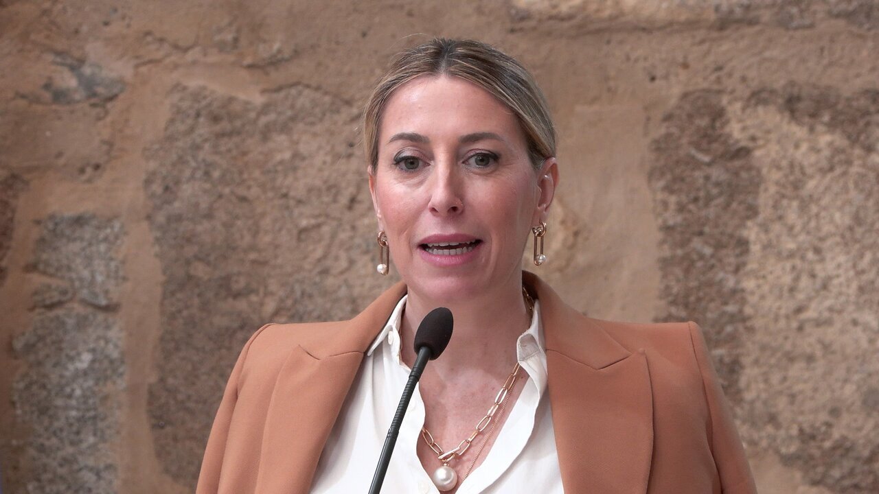 La presidenta de la Junta de Extremadura, Mar&iacute;a Guardiola, en una imagen de archivo.