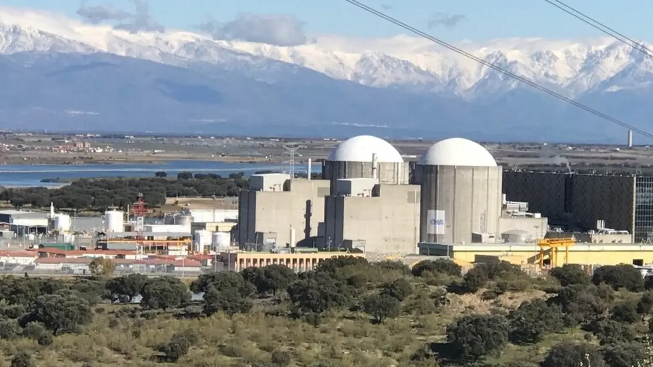Vista de la central nuclear de Almaraz (Cáceres). Foto: Europa Press