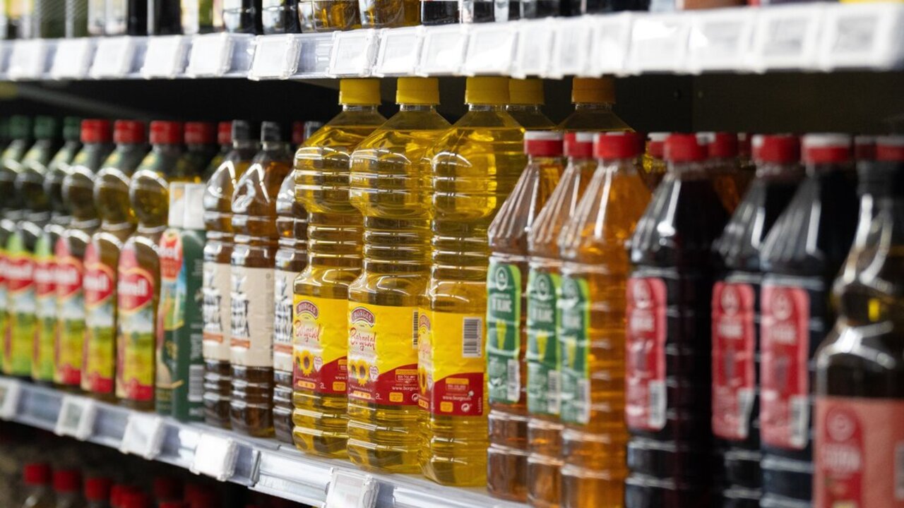 Varias botellas de aceite en un supermercado. (Foto: Europa Press)