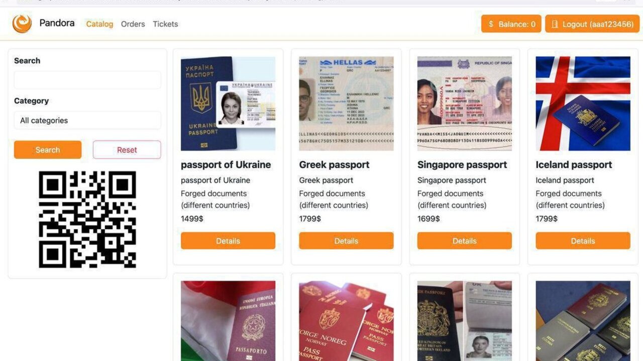 Pasaportes, drogas y armas se pueden comprar como nunca antes: Italia en shock por un mercado en la darknet