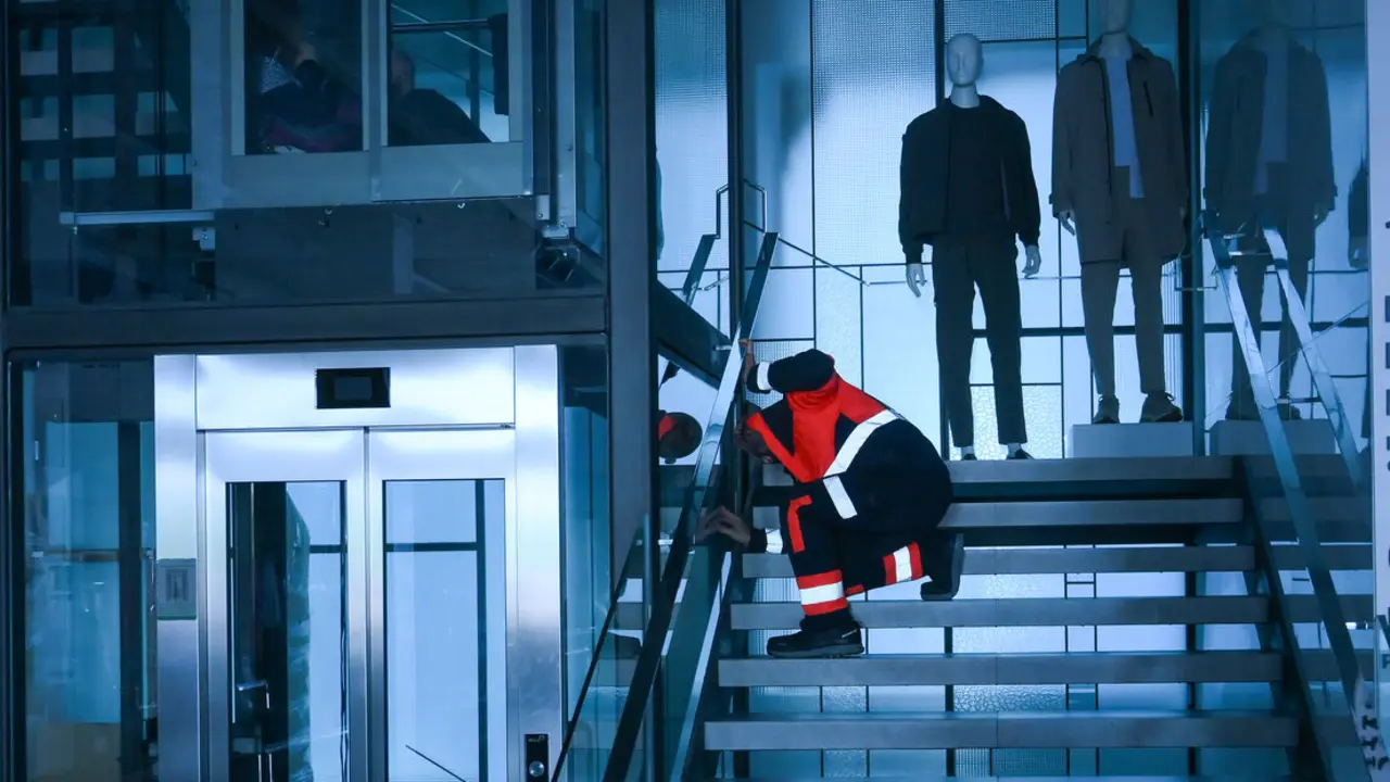 Interior de una tienda de ropa en Santander durante el apagón, a 28 de abril de 2025. (Foto: Nacho Cubero / Europa Press)