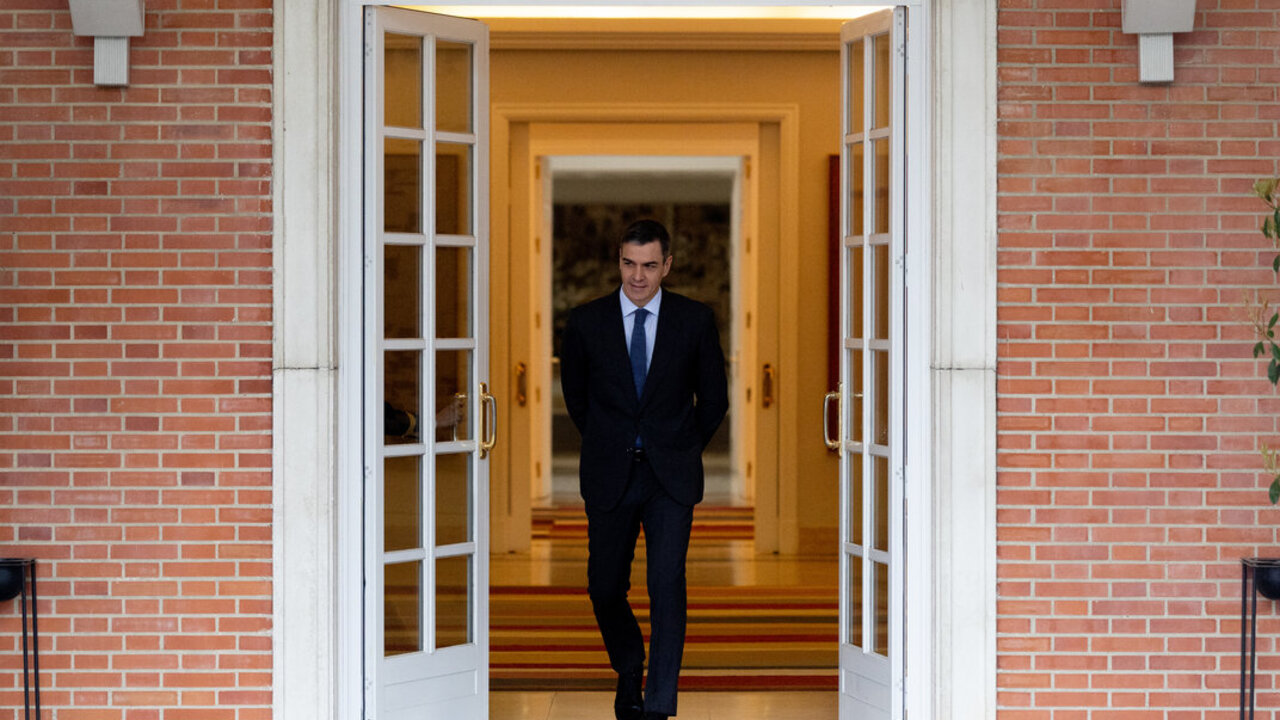 El presidente del Gobierno, Pedro S&aacute;nchez, en el Palacio de la Moncloa. (Foto:  Eduardo Parra / Europa Press)