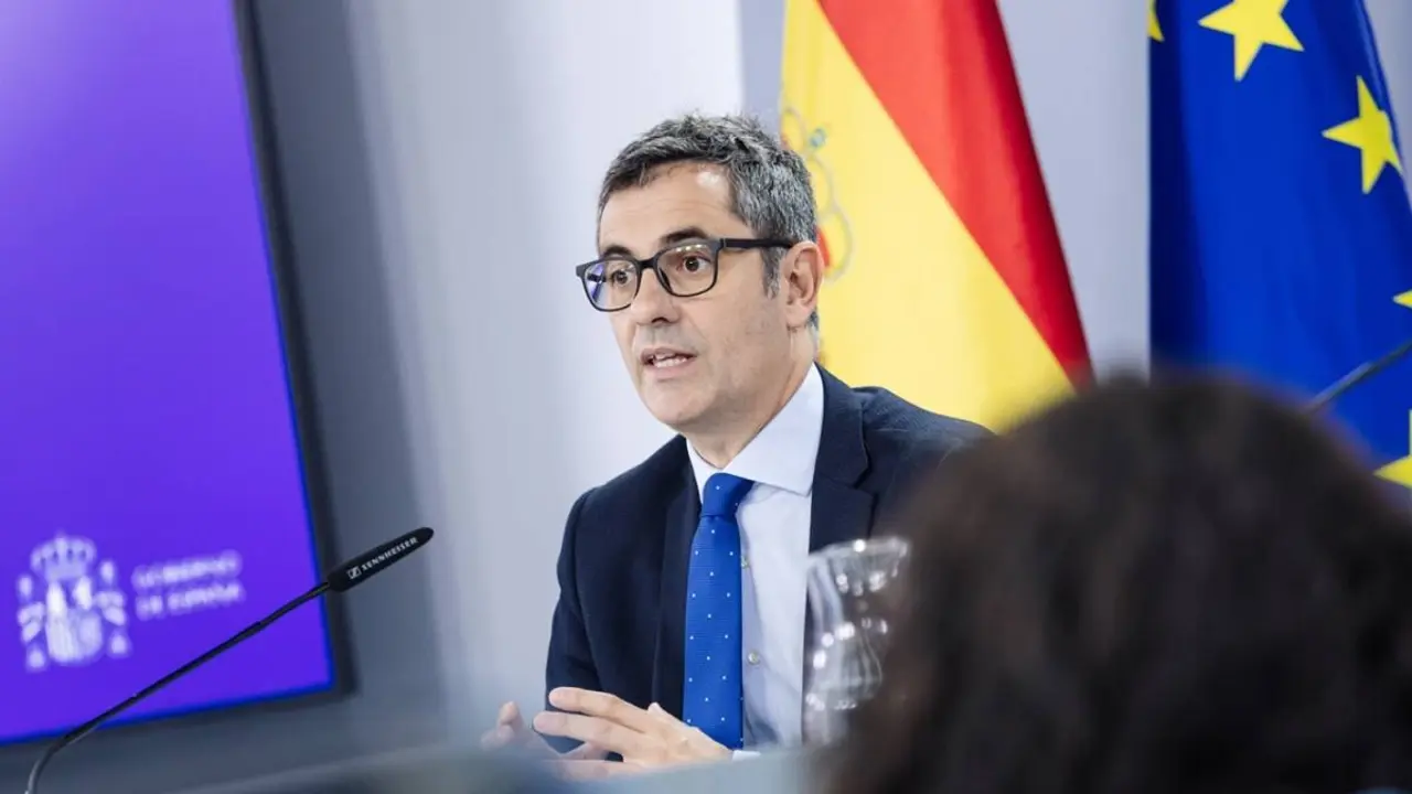 El ministro de la Presidencia, Justicia y Relaciones con las Cortes, Félix Bolaños (Firma: Carlos Luján / Europa Press).