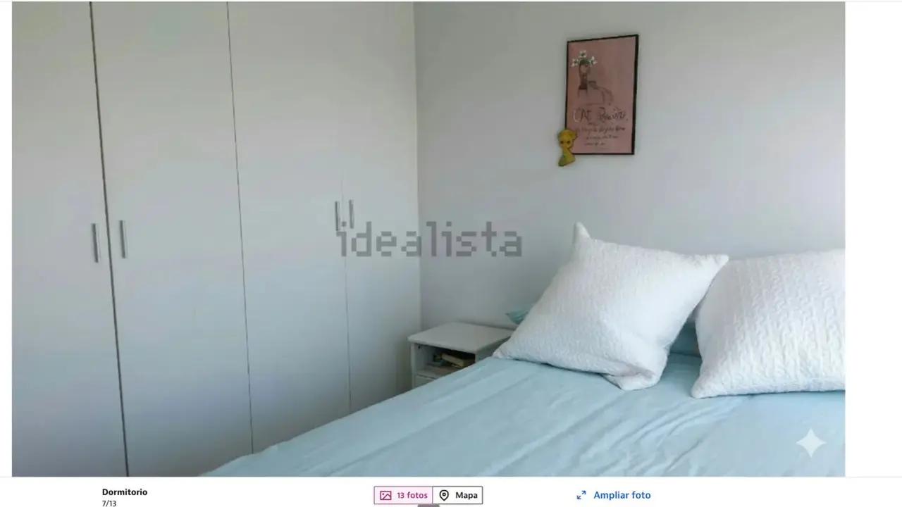 Foto editada con IA de un piso anunciado en Idealista