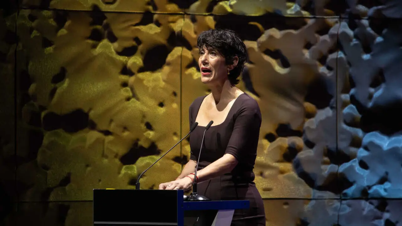 La ministra de Inclusión, Seguridad Social y Migraciones, Elma Saiz. (Foto: Alejandro Martínez Vélez / Europa Press)