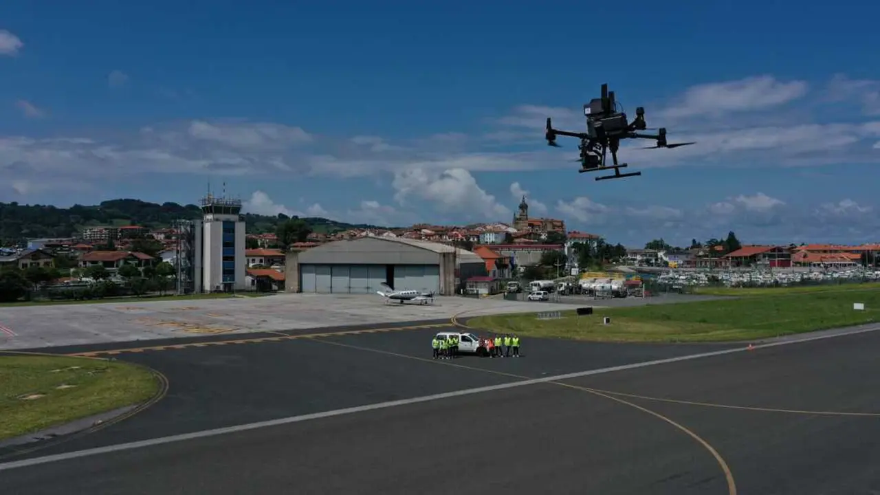 Dron de Aena. (Foto: Aena)