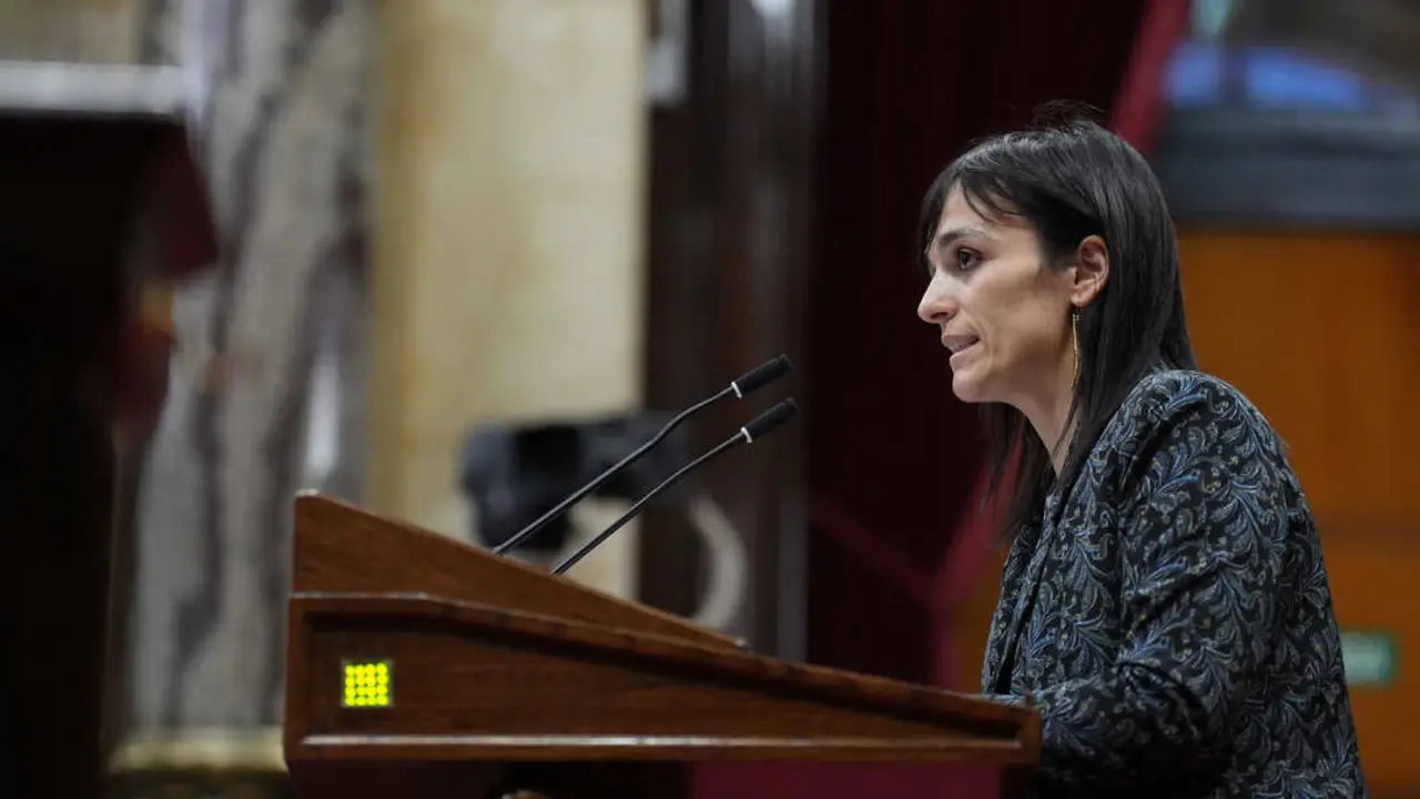 La diputada de Aliança Catalana, Silvia Orriols, durante la tercera jornada del Debate de Política General, en el Parlament de Catalunya, a 9 de octubre de 2025. (Foto:  David Zorrakino / Europa Press)