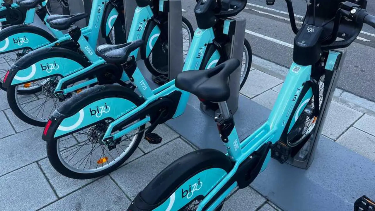 Bicicletas del servicio Bizi de Zaragoza.
EUROPA PRESS