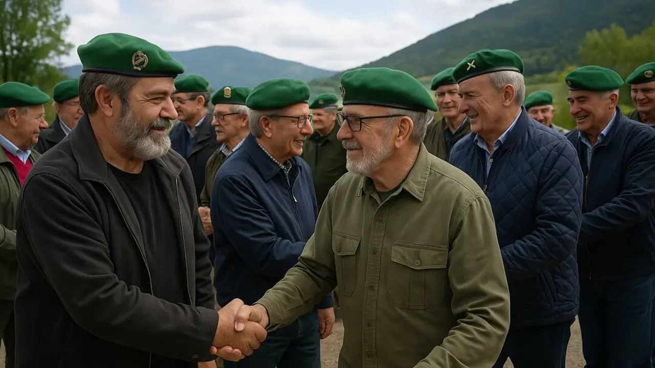 Reencuentro de los boinas verdes en Jaca