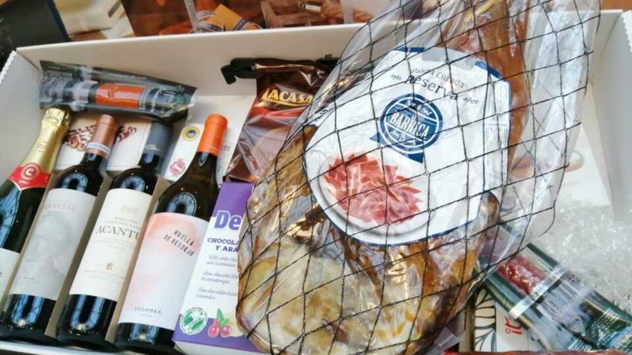 Cesta de Navidad. Europa Press
