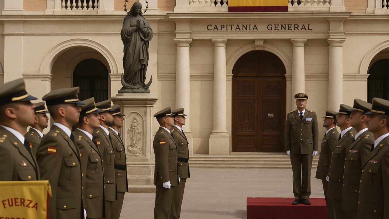 Ceremonia de la Infanter&iacute;a en Capitan&iacute;a General de Sevilla