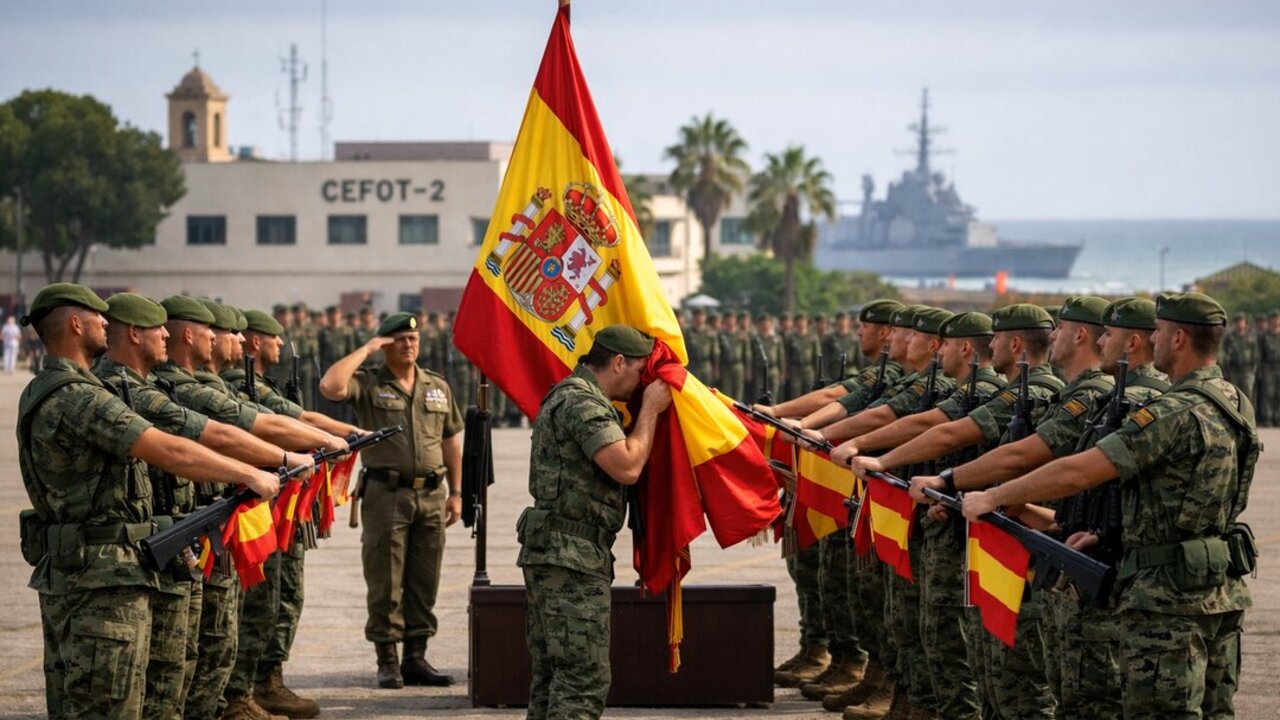 Jura de bandera en Camposoto: C&aacute;diz sigue nutriendo a las Fuerzas Armadas