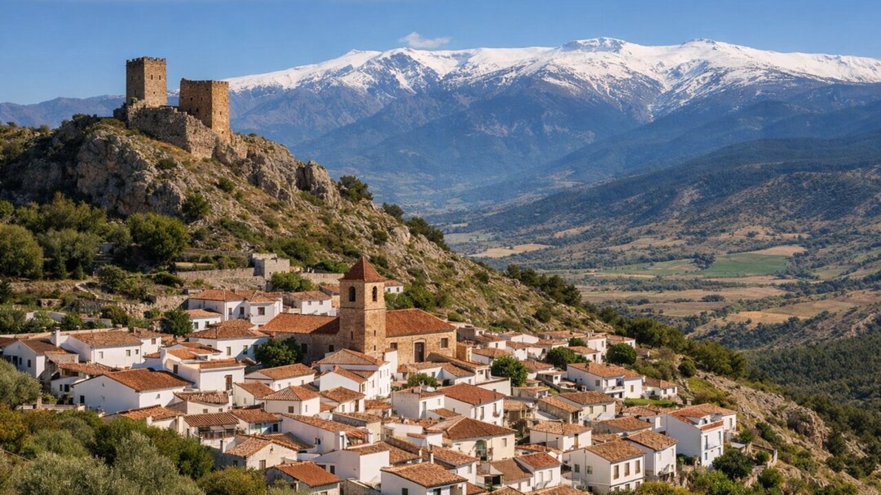 D&oacute;lar, el pueblo de Granada que sorprende por su nombre y su paisaje