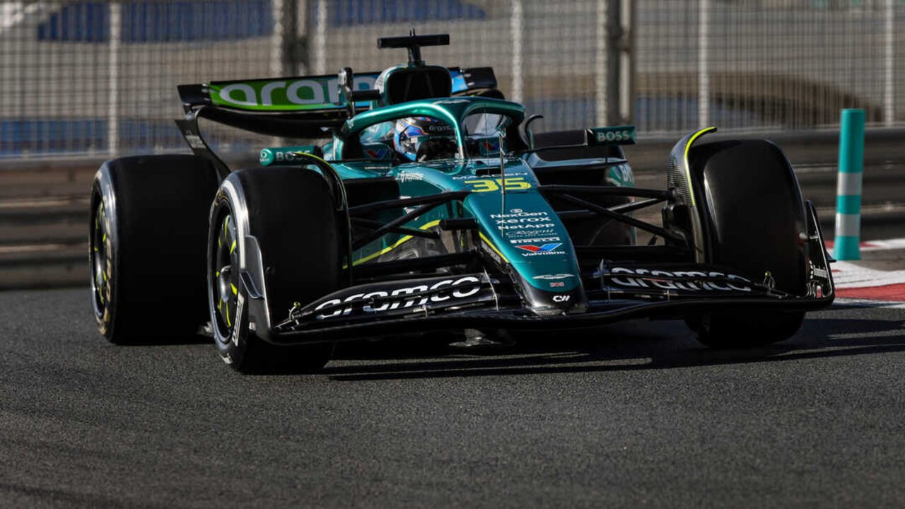 35 CRAWFORD Jak (usa), Aston Martin F1 Team AMR25, action during the 2025 Formula 1 Abu Dhabi post-season test on December 09, 2025 on the Yas Marina Circuit, in Abu Dhabi, United Arab Emirates - Photo / DPPI