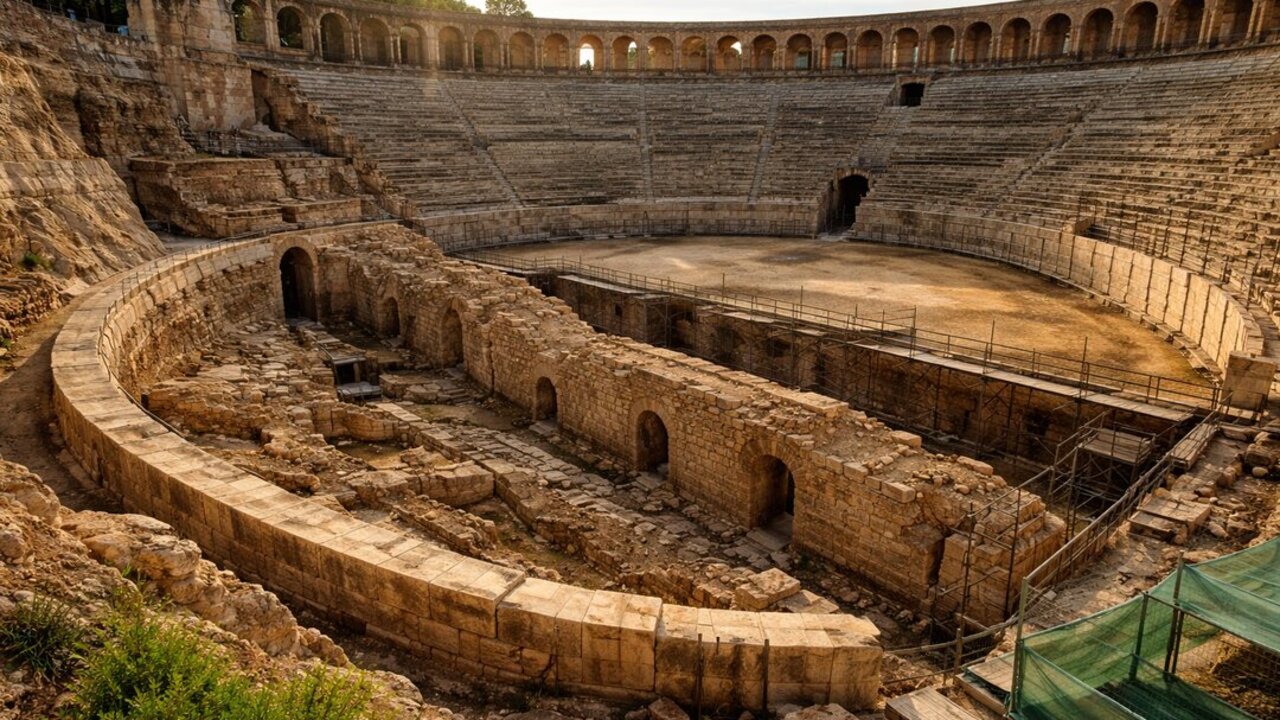 Avance decisivo en la recuperaci&oacute;n del Anfiteatro Romano de Cartagena