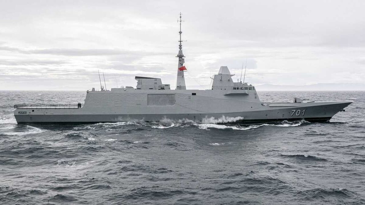 Fragata 'Mohamed VI' de la Marina Real de Marruecos.