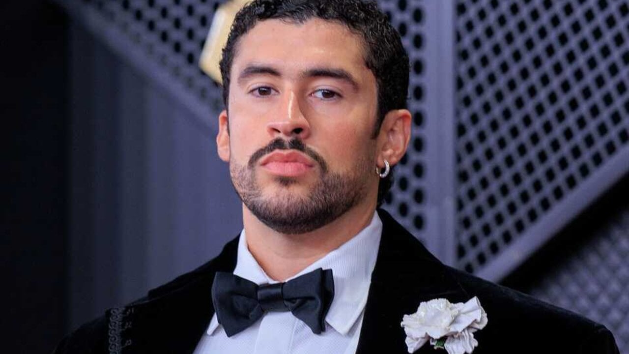 Bad Bunny en los Grammy Awards on Sunday February 1, 2026 at Crypto.com Arena in Los Angeles, California. JAVIER ROJAS/PI