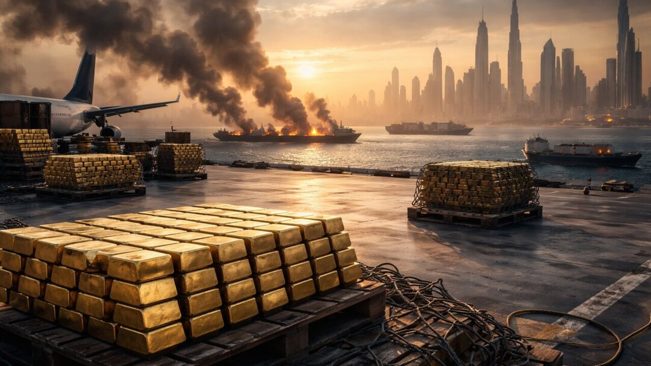 El comercio mundial de oro se bloquea por la guerra en torno a Ir&aacute;n