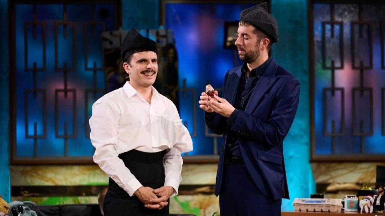Rodrigo Cuevas en 'La Revuelta'. Fotograf&iacute;a. RTVE