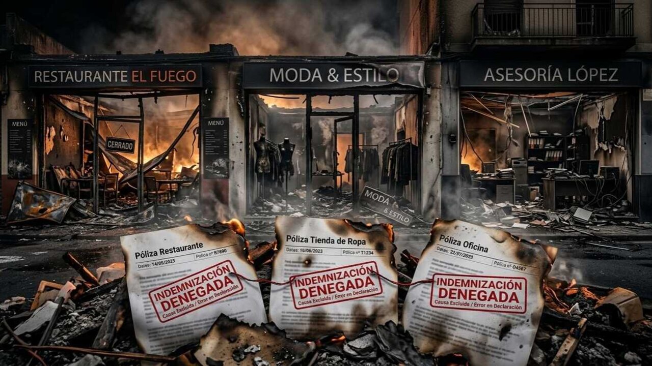 Tres locales arrasados, tres p&oacute;lizas activas, tres indemnizaciones denegadas: el mismo hilo suelto les dej&oacute; sin cobertura