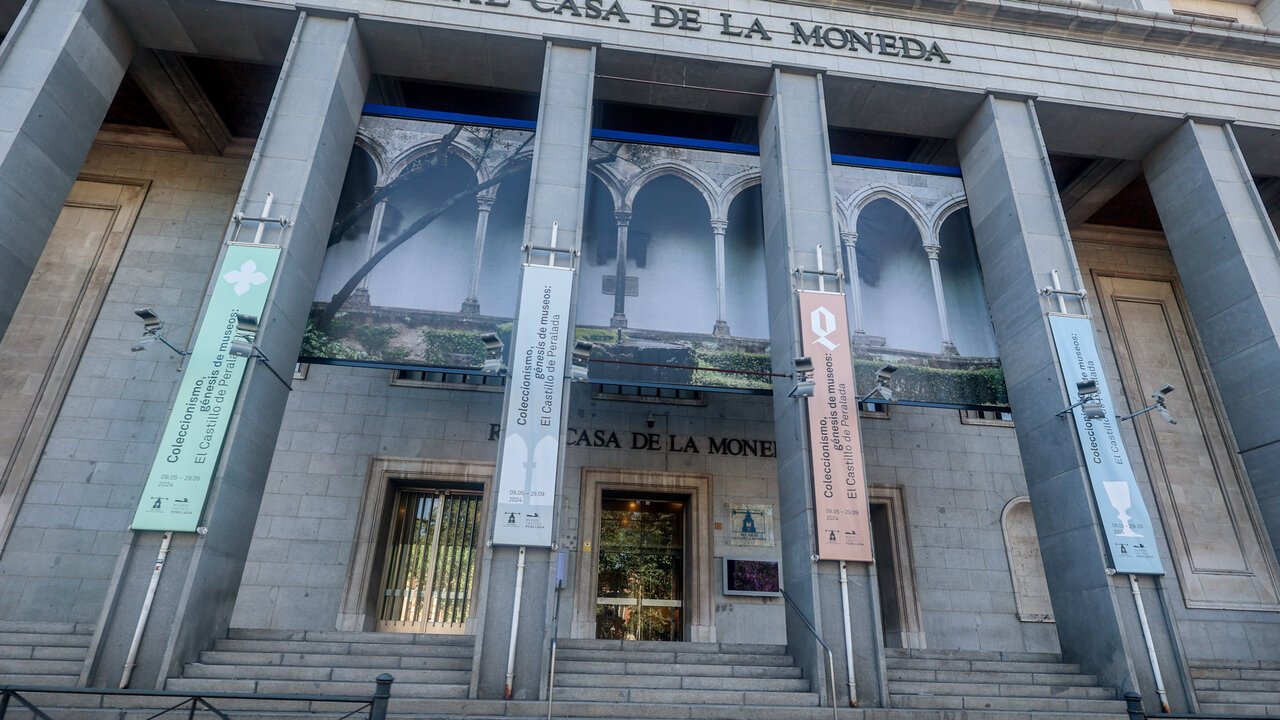 Fachada de la F&aacute;brica Nacional de Moneda y Timbre. Ricardo Rubio / Europa Press
