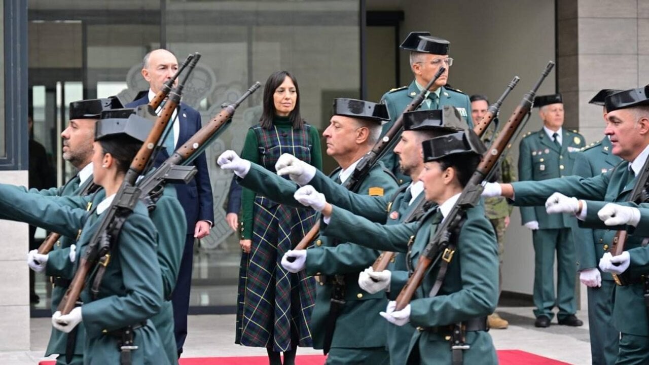 La directora de la Guardia Civil, Mercedes Gonz&aacute;lez, en un acto en Zaragoza (Foto: Direcci&oacute;n General de la Guardia Civil).