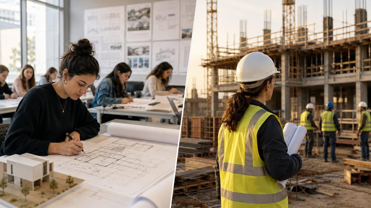 Guinda a la existencia de m&aacute;s arquitectas en las universidades, a&uacute;n pocas a pie de obra. Foto: IA.