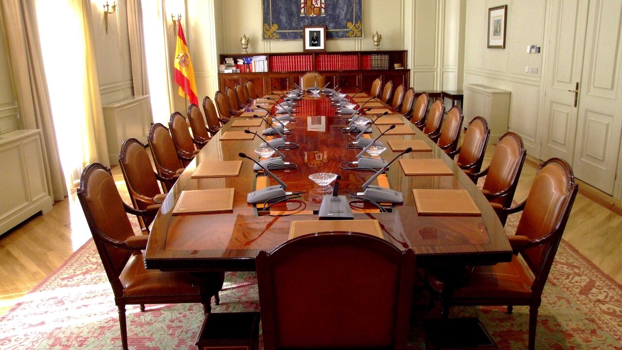 Salón de plenos del CGPJ